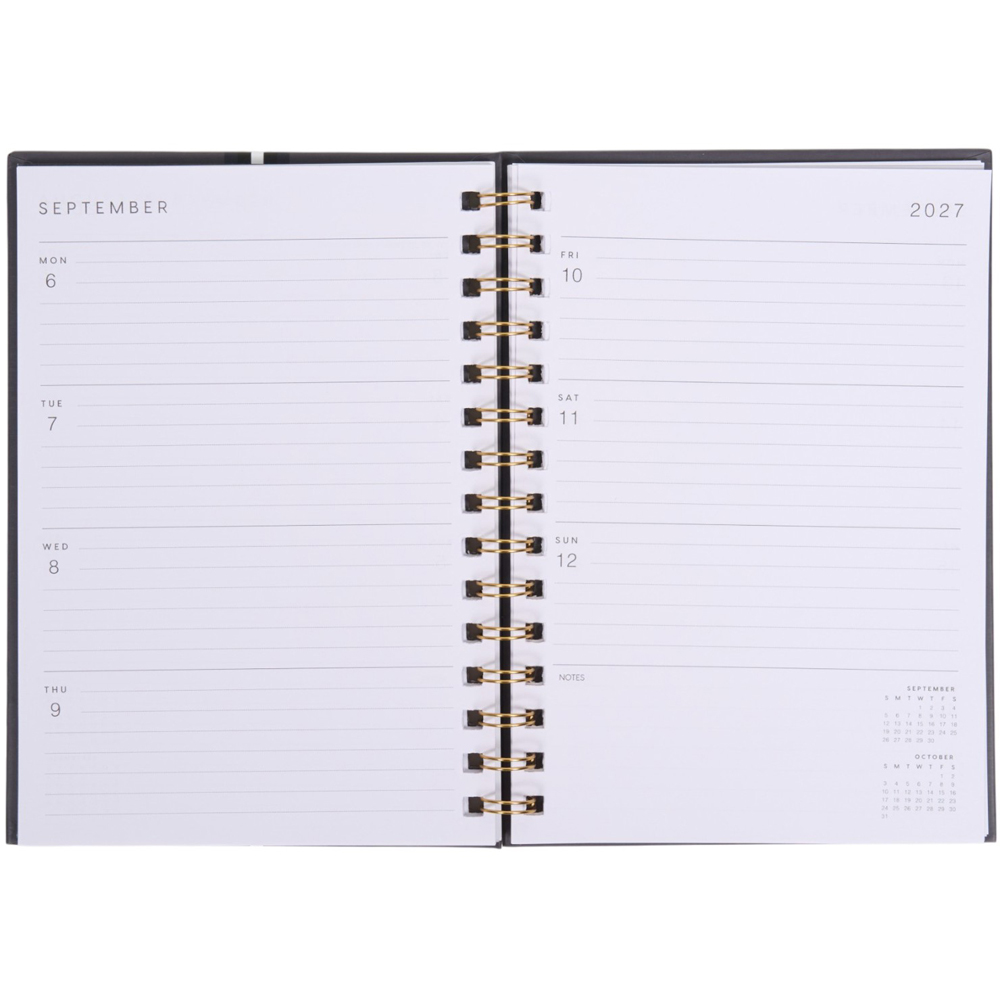 2027 Stripe Spiral Diary Image 7