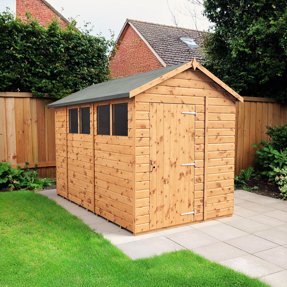 Empire Sheds 6 x 10ft Tongue and Groove Wooden Apex Garden Shed Image 2
