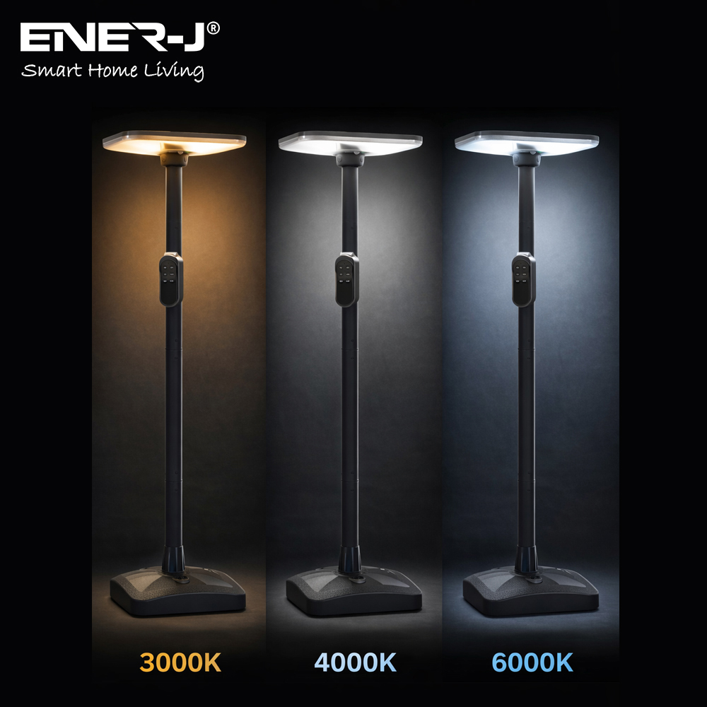 EnerJ PIR Solar Garden Lights with Panel 240W Image 7