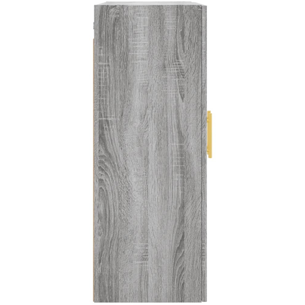 vidaXL 2 Door Grey Sonoma Wall Mounted Cabinet 2 Pack Image 7