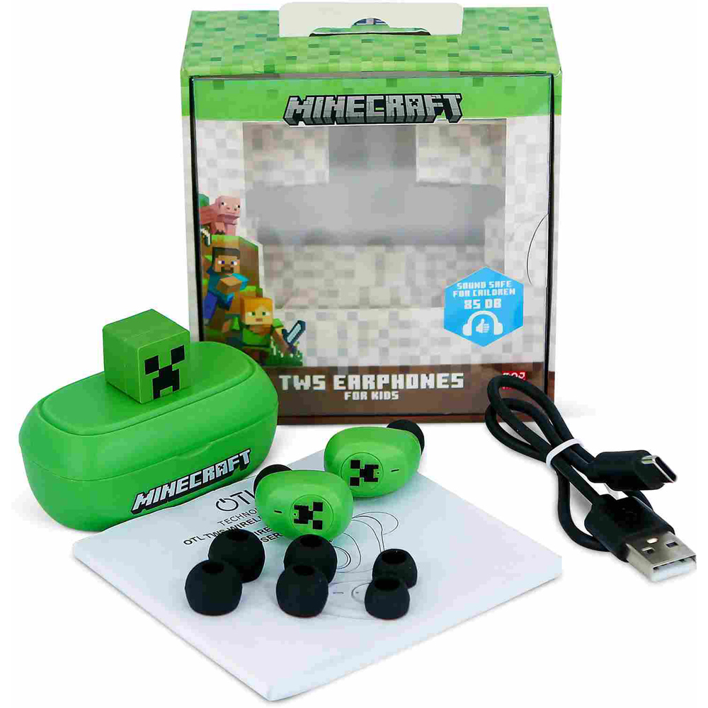 OTL Minecraft Creeper 3D Character TWS Earphones Image 8