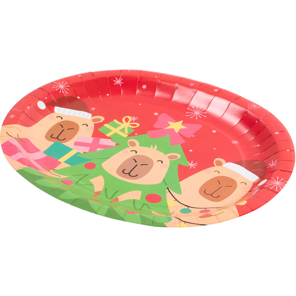 Pack of 4 Christmas Capybara Platters Image 4