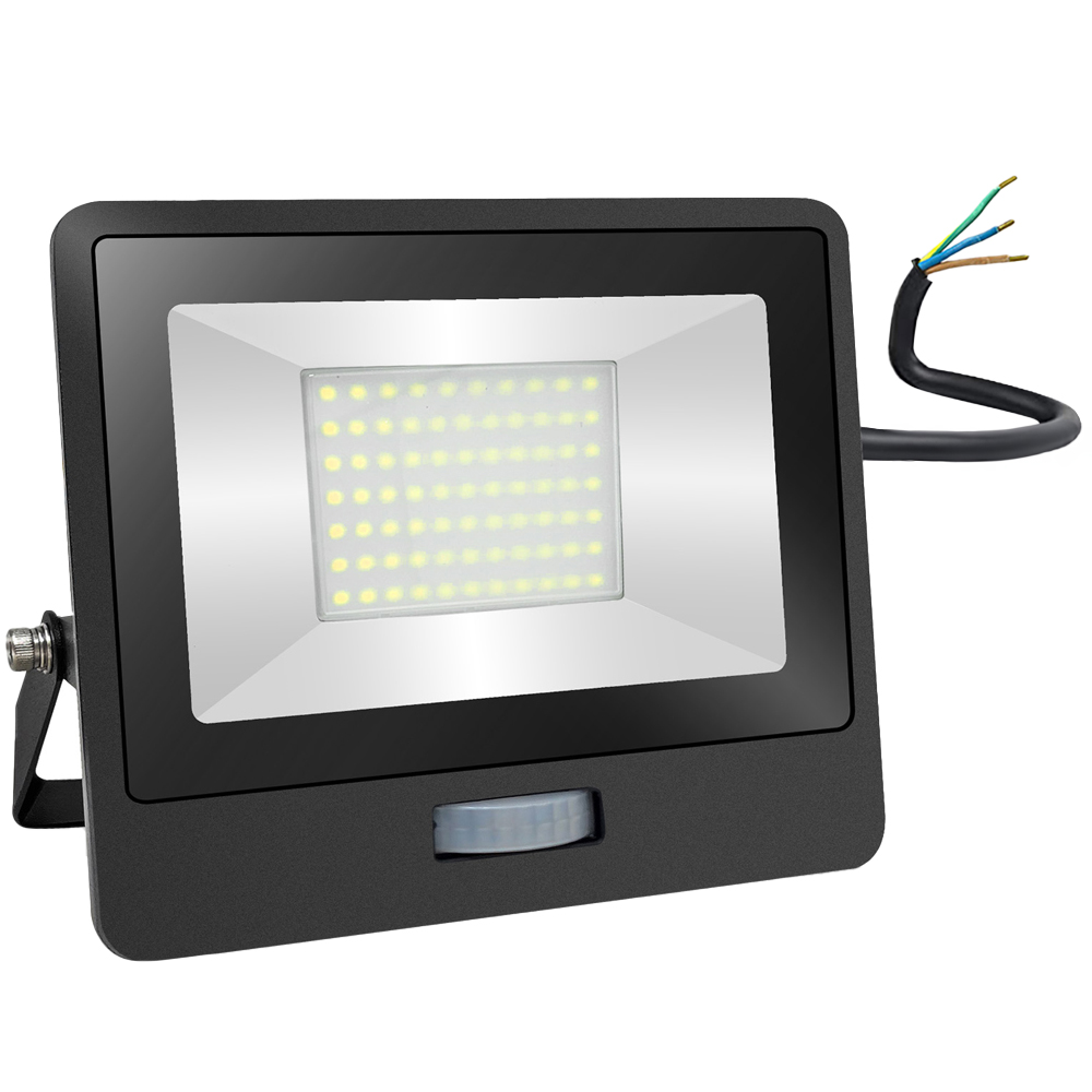 ExtraStar 50W LED Floodlight with PIR Motion Sensor Image 1