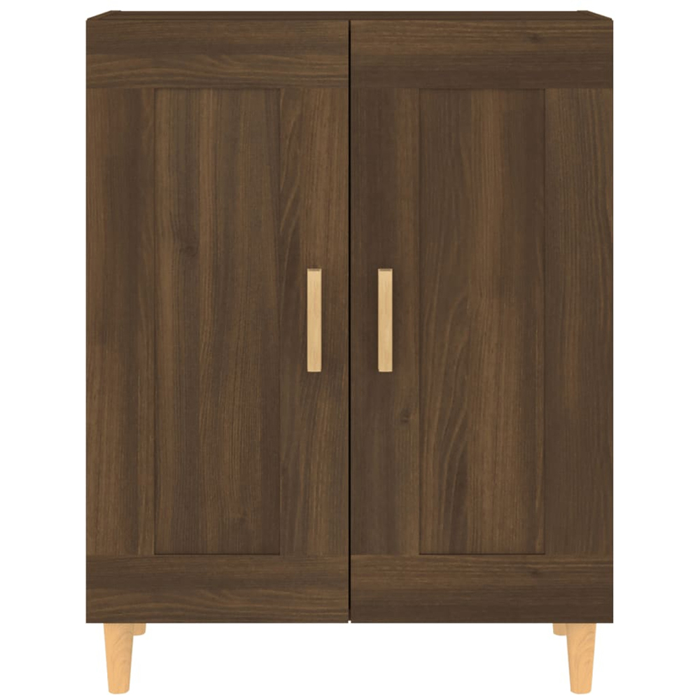 vidaXL 2 Door Brown Oak Sideboard Image 6