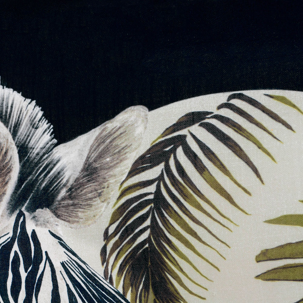 Paoletti Leopardis Multicolour Zebra Woven Polyester Filled Outdoor Cushion 50 x 50cm Image 4