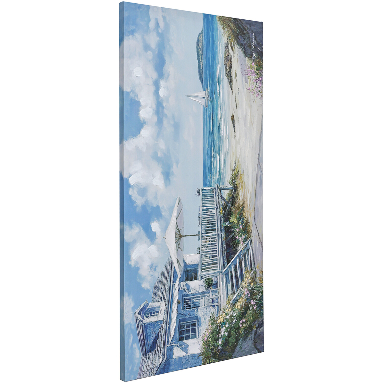 Jago Thomas Beach Escape Canvas Blue Image 4