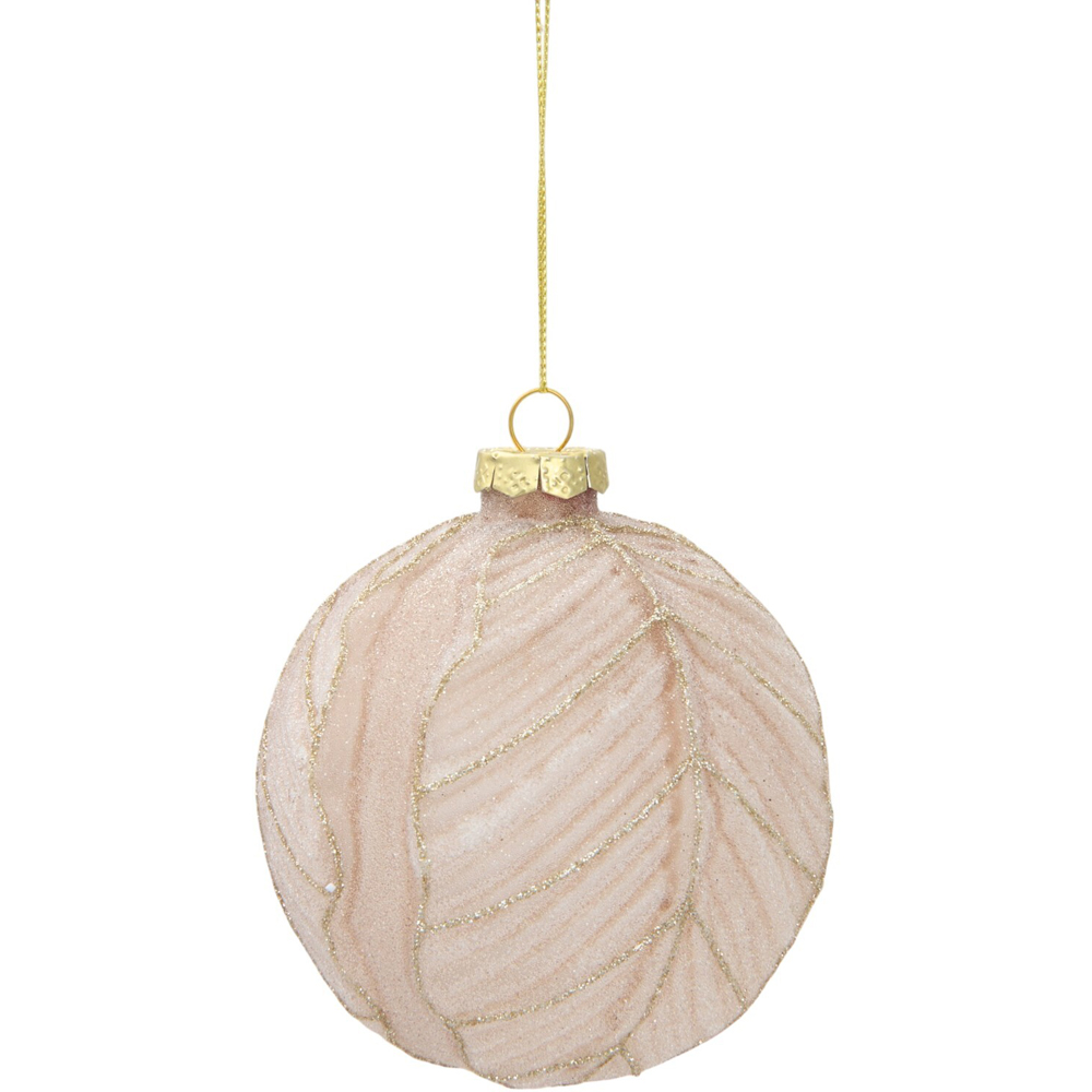 Frosted Winter Mocha Bauble Image 3