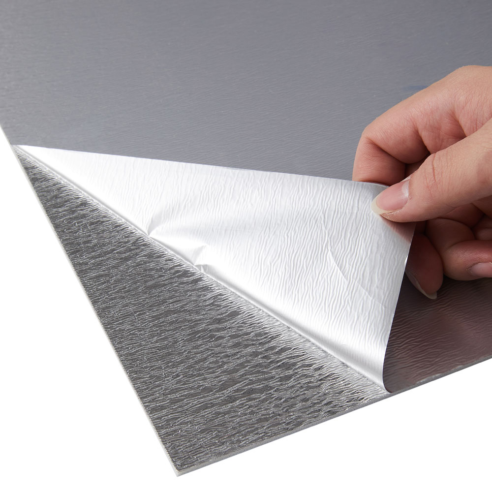 Living and Home Marble Patterned Beige PVC Self Adhesive Wall Sticker 10 Pack Image 8