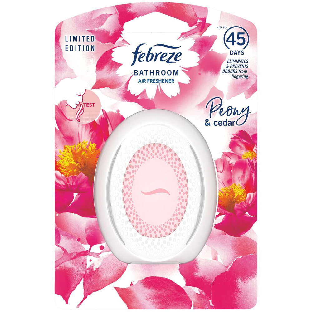 Febreze Bathroom Air Freshener  - Peony and Cedar / 1 Image