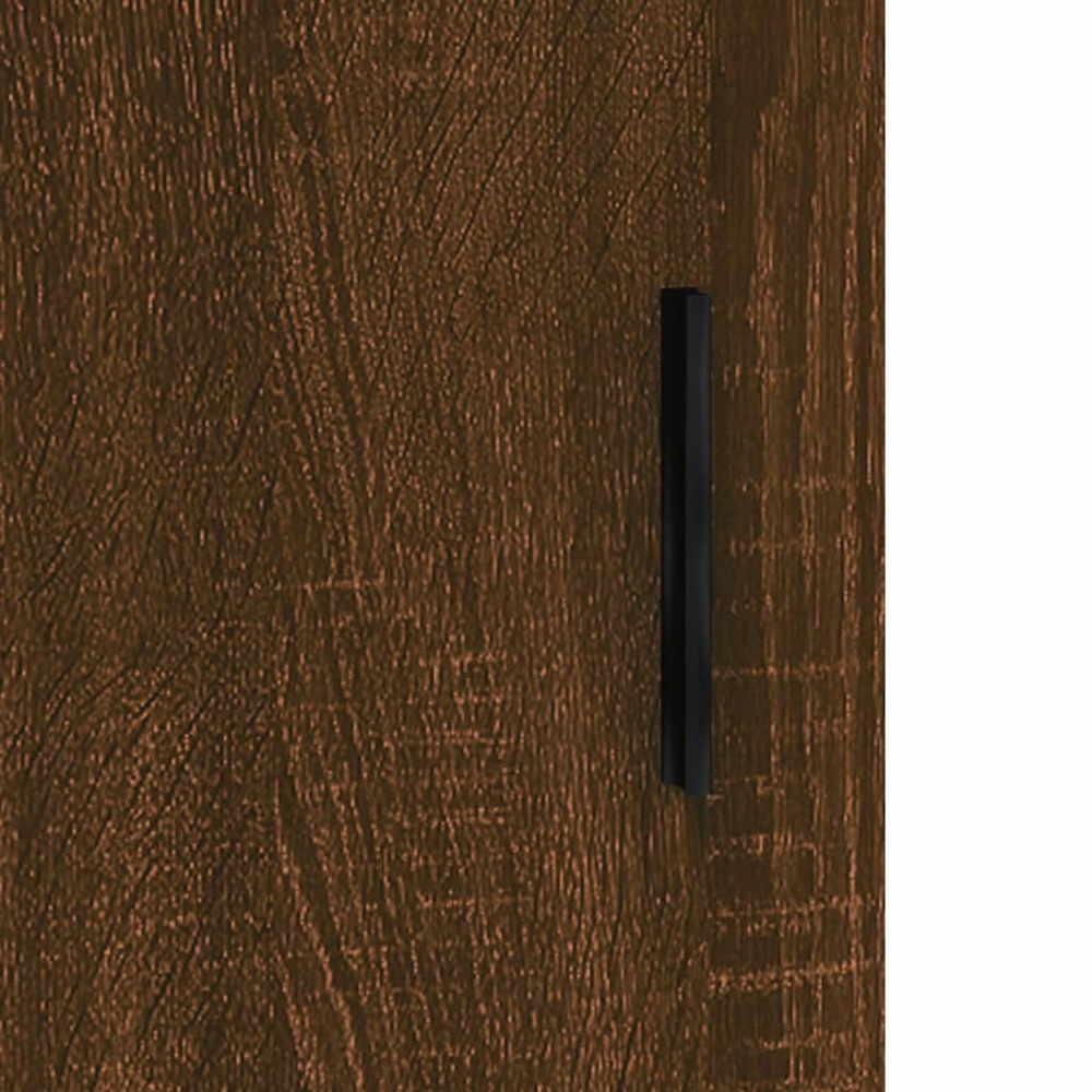 vidaXL 2 Door Brown Oak Wall Mounted Cabinet Image 8
