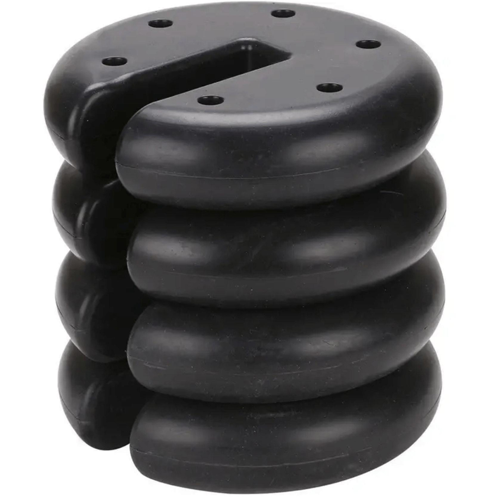 Home Source Boulder Concrete Filled Gazebo Weight 2.3kg 4 Pack Image 1