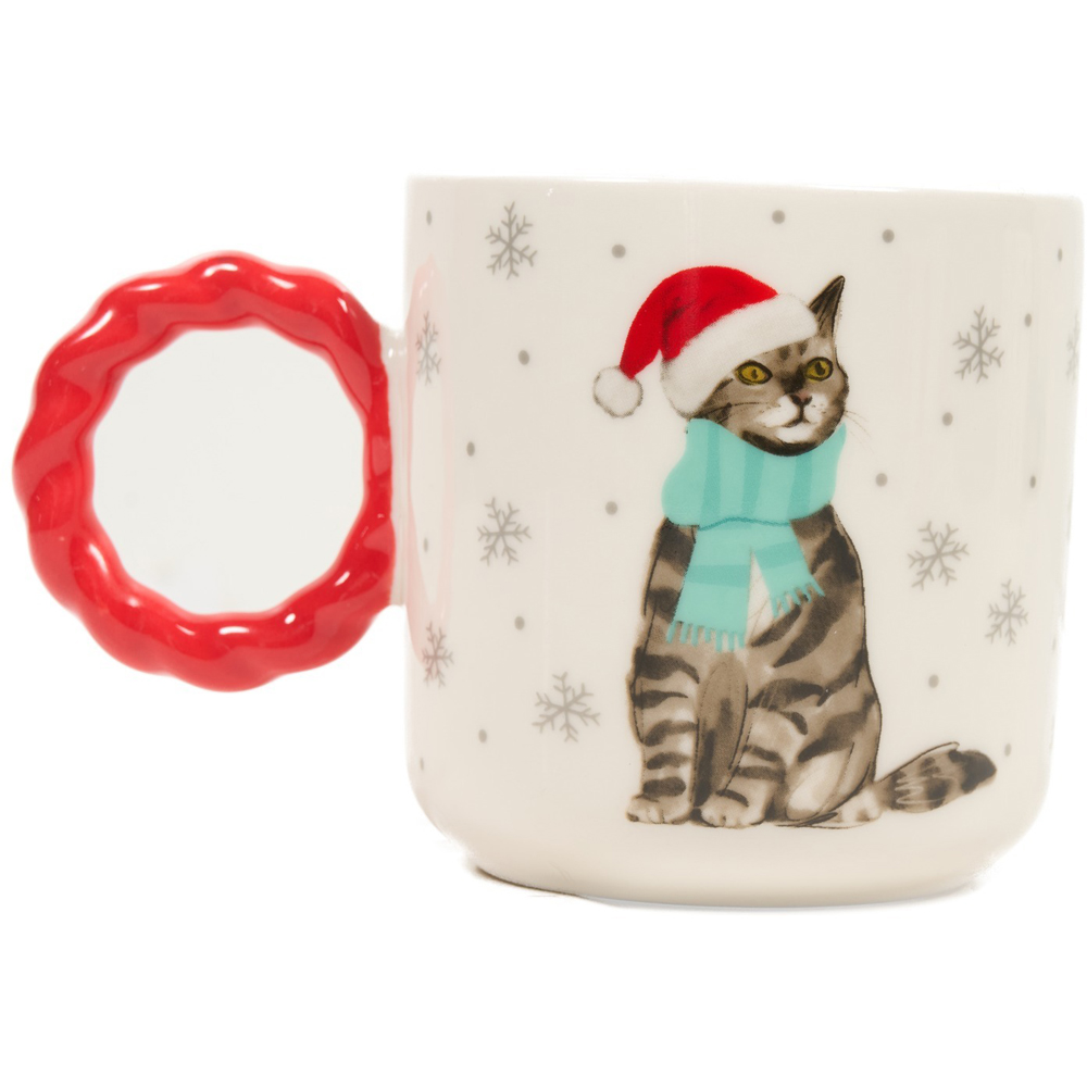 Xmas Pets Braided Handle Mug Image 2
