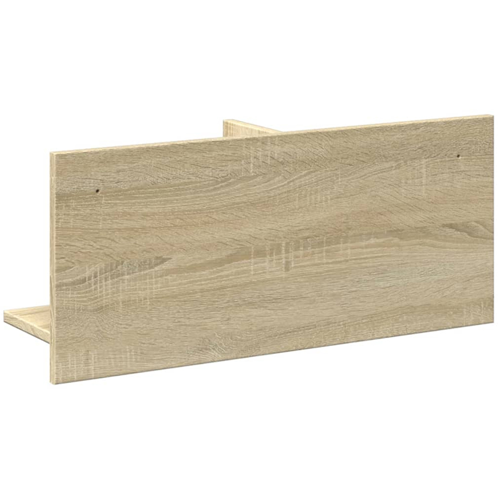 vidaXL 2 Shelf Sonoma Oak Wall Cabinet Image 5