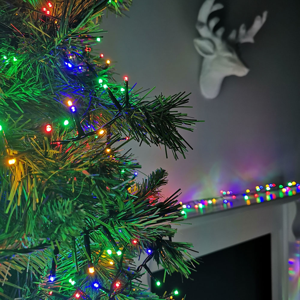 Premier TreeBrights 750 Multicolour LED Multi-Function Green String Light 19m Image 5