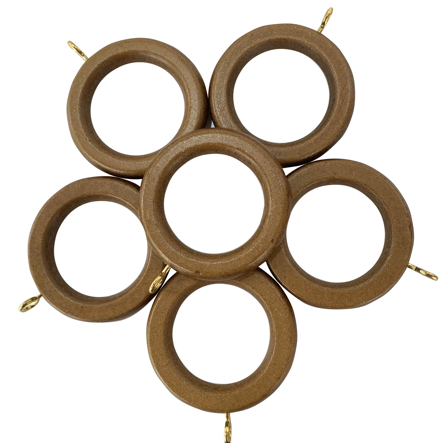 Richmond Curtain Rings - Biscuit Image
