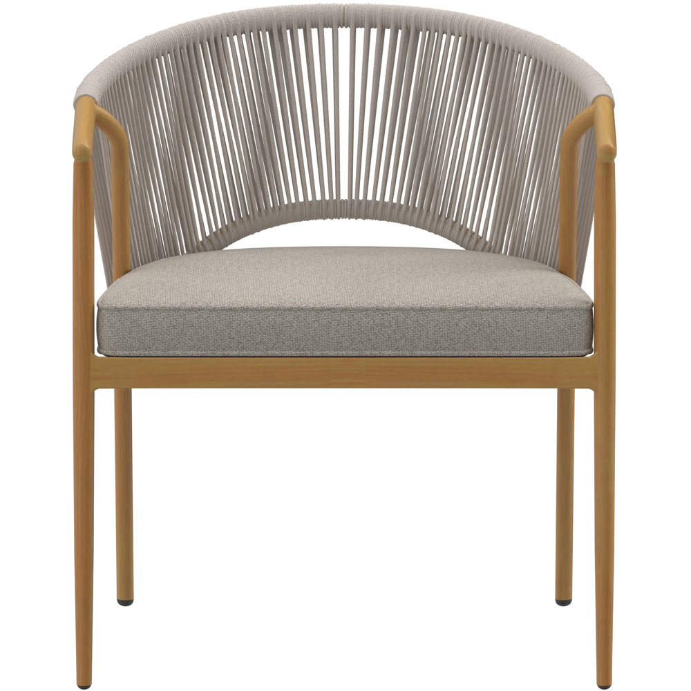 Charles Bentley Almada 4 Seater Rope Weave Garden Dining Set Image 4