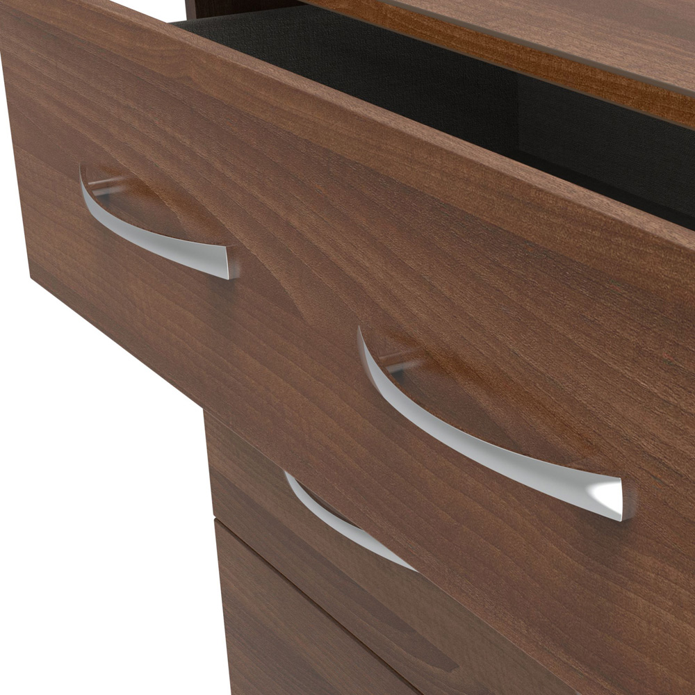 Crowndale Avon 3 Drawer Noche Walnut Chest of Drawers Image 6