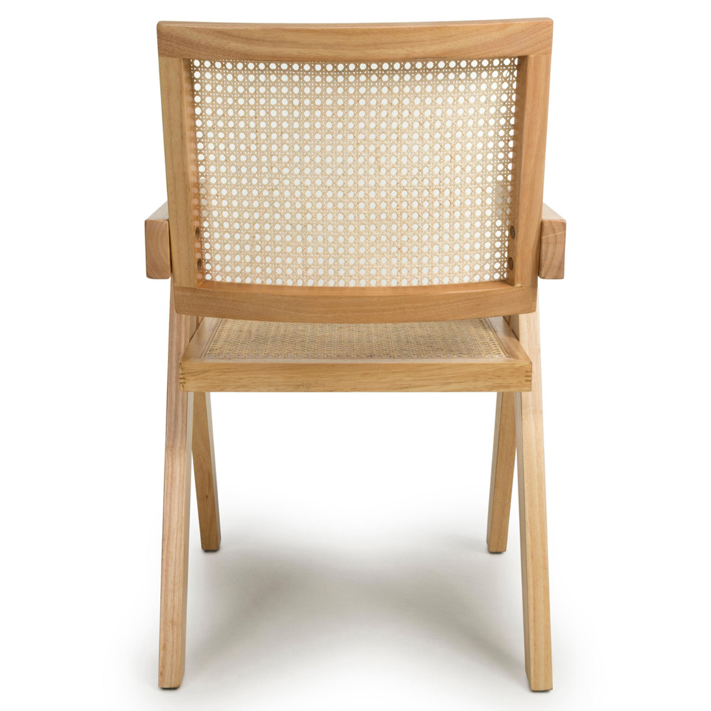 Shankar Dublin Set of 2 Natural Rattan Dining Chair Image 6