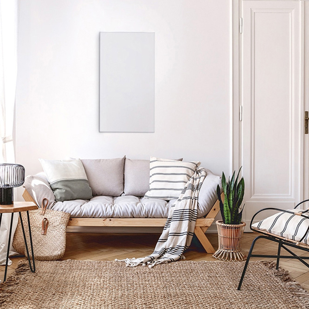 Mirrorstone White Quartz Glass WiFi Infrared Heating Panel 700W Image 2