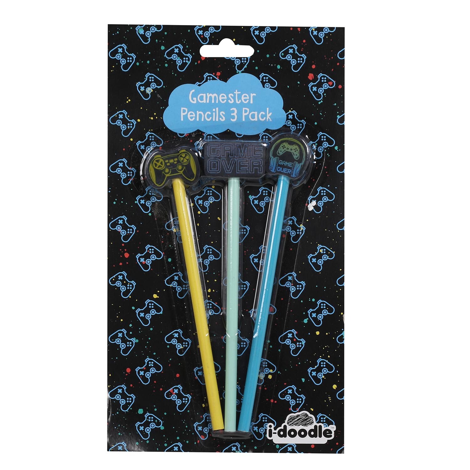 Pack of 3 Idoodle Gamester Pencils Image 1
