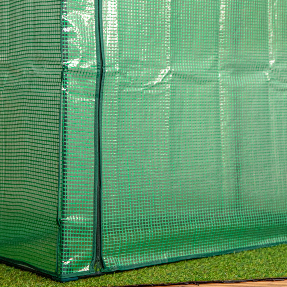 Samuel Alexander 1.50 x 1m Steel Frame Outdoor Tomato Greenhouse with Protective PE Cover Image 7