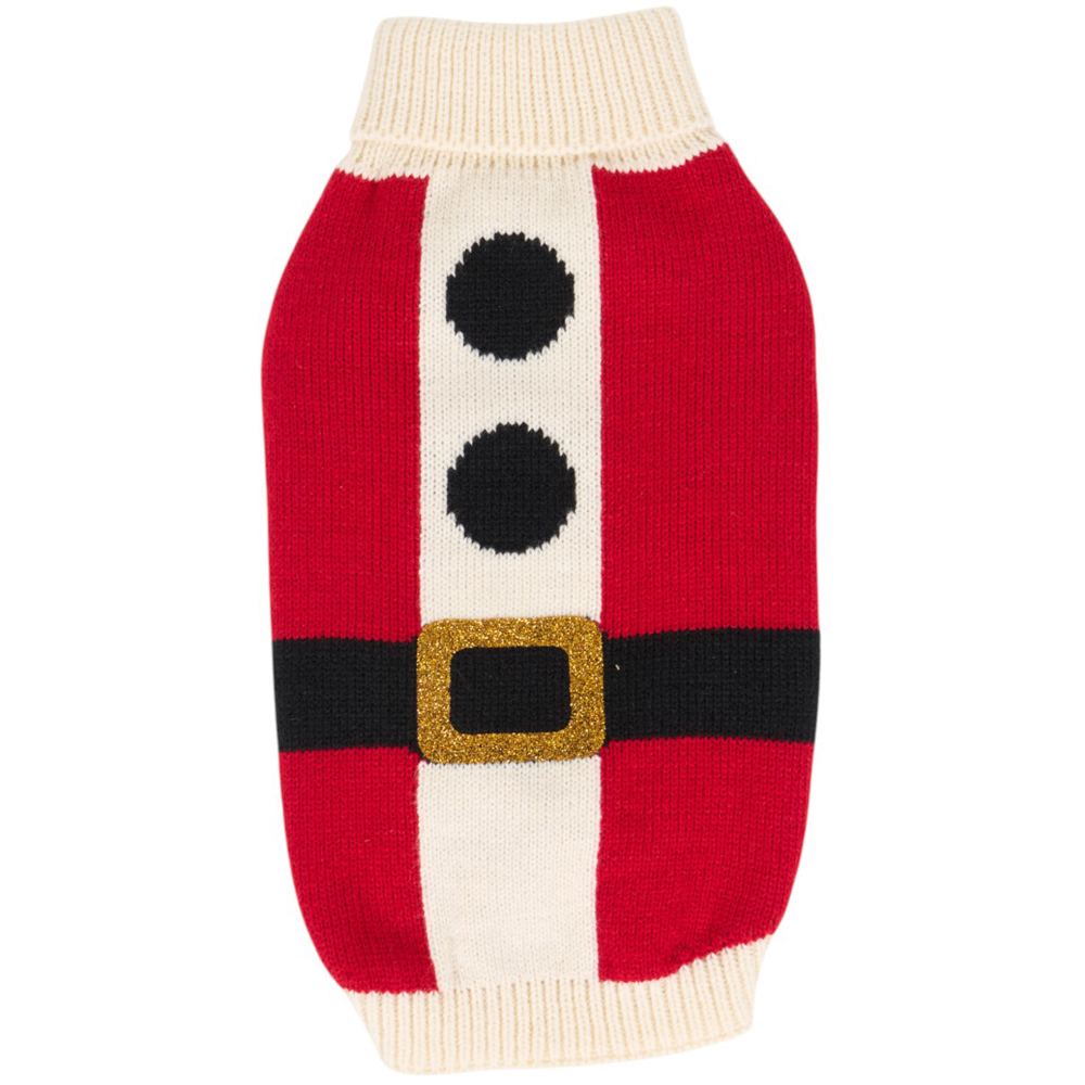 Santa Pet Jumper - Red / 30cm Image 1