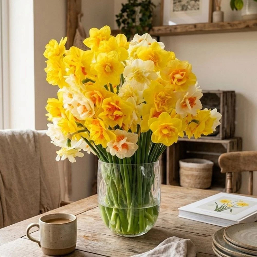 Thompson and Morgan Daffodil Double Classic Mixed Planting Bulb 32 Pack Image 5