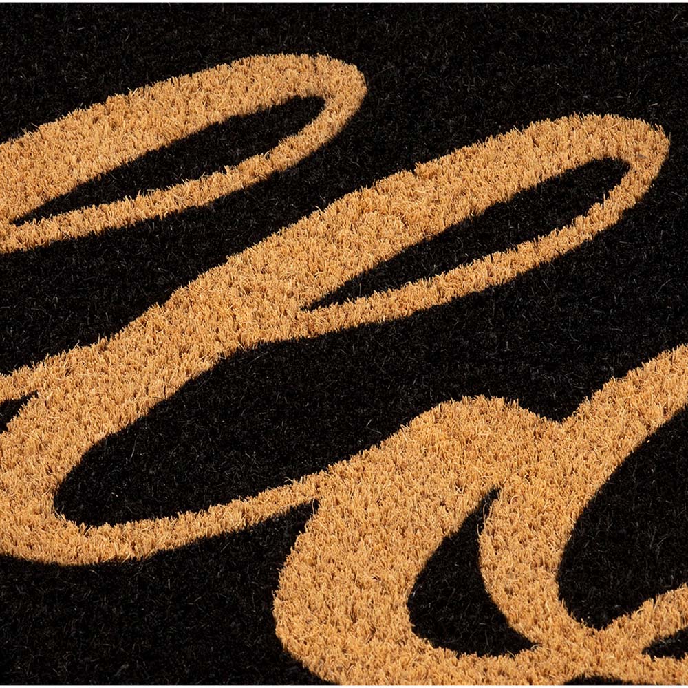 Esselle Home Natural Hello Coir Doormat 60 x 40cm Image 2