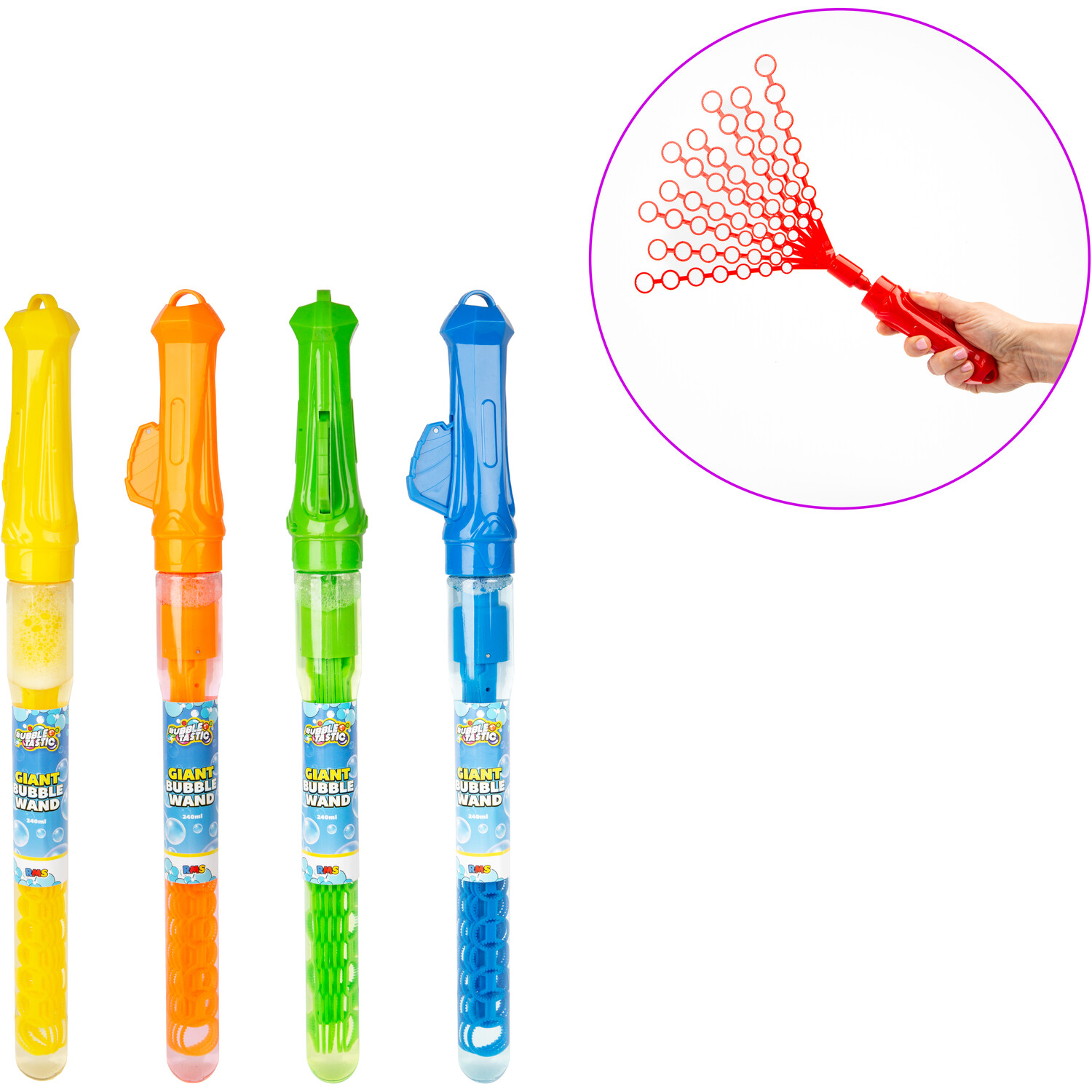 Bubble Sword with 9 Wands Multicolour Image 2