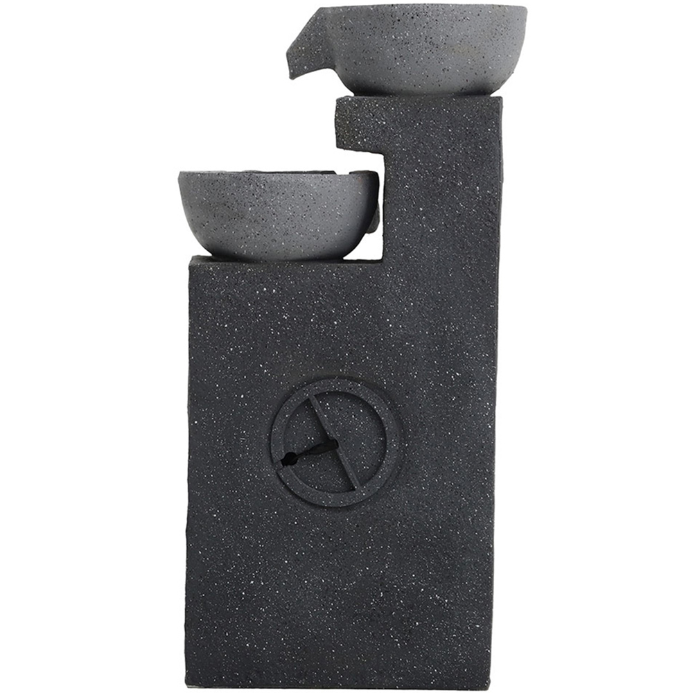 Living and Home Black Rockery Fountain Image 3