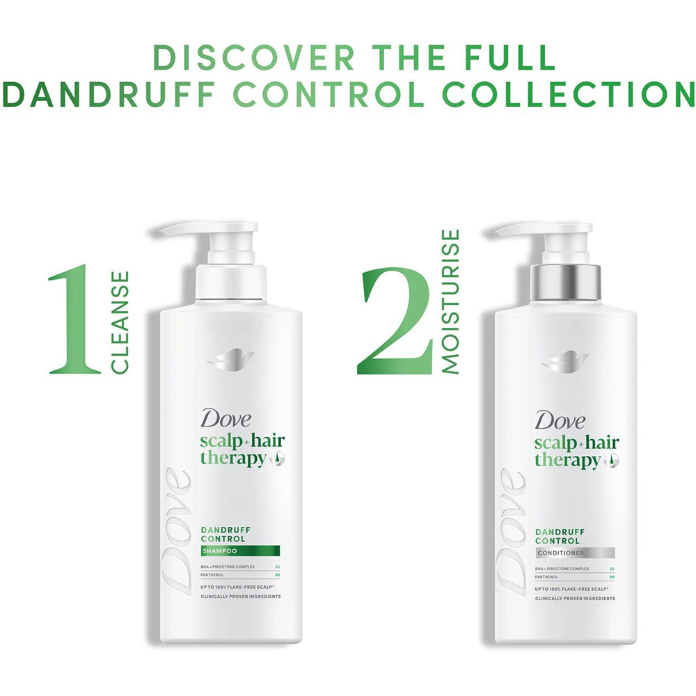 Dove Scalp+Hair Therapy Dandruff Control Shampoo and Conditioner Duo 250ml 6 Pack Image 7