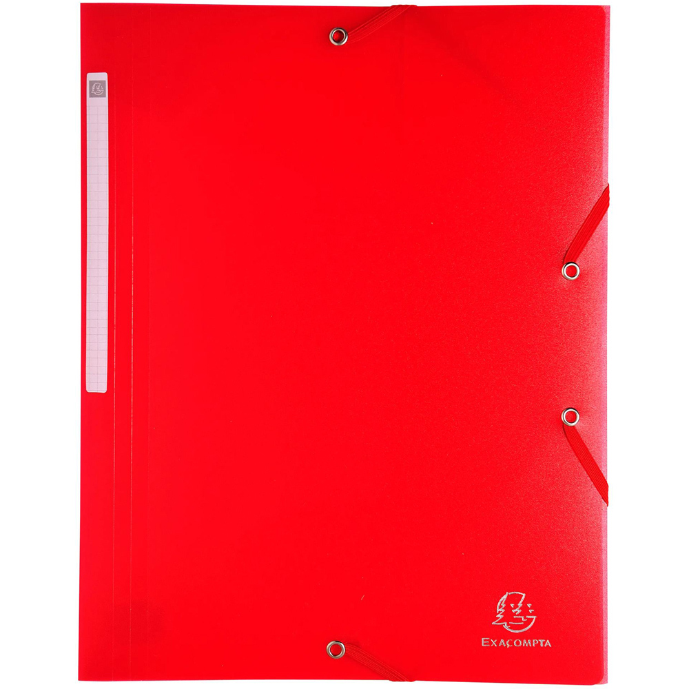 Exacompta Chromaline A6 Multicolour PP Elasticated 3 Flap Folder 25 Pack Image 4
