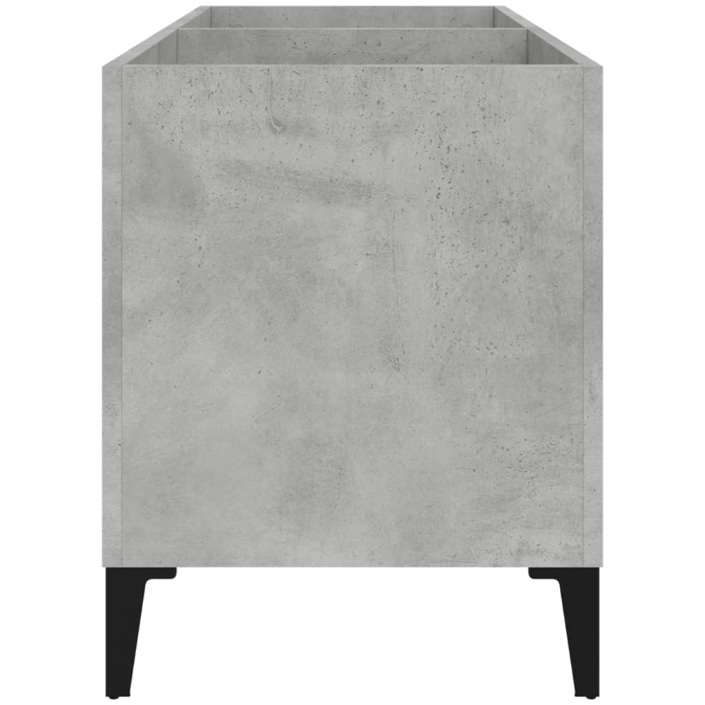 vidaXL Concrete Grey Record Cabinet Image 6