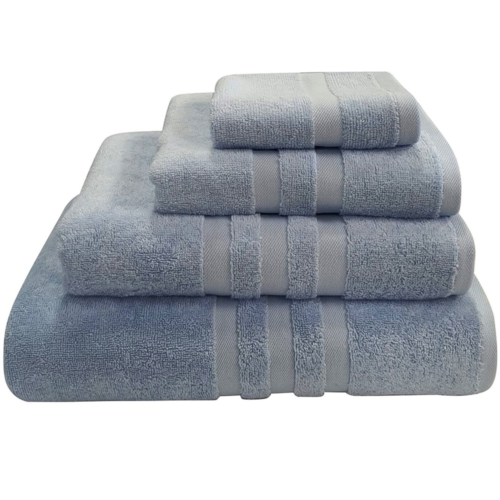Absorbent Aegean Cotton Blue Face Cloth Image