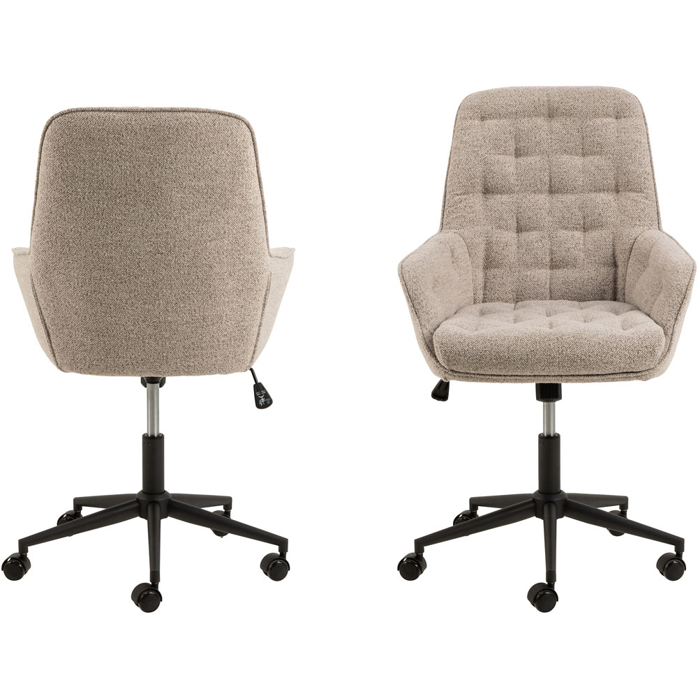 Florence Erik Monza Beige Gas Lift Desk Chair Image 2