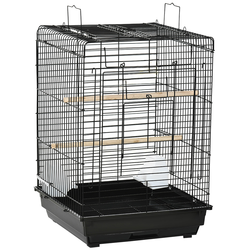 PawHut Bird Cage with Openable Top and Stand Image 1