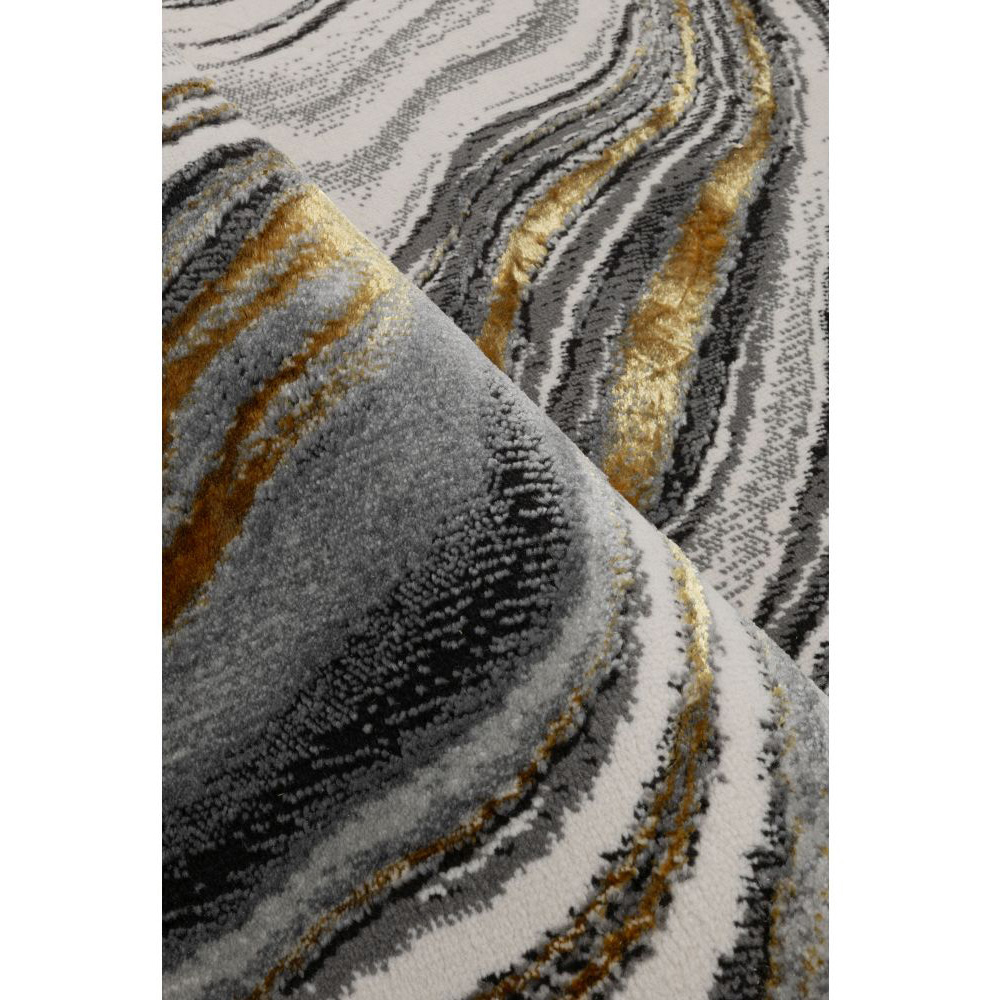 Homemaker Dusk Gold Watercolour Rug 160 x 230cm Image 4