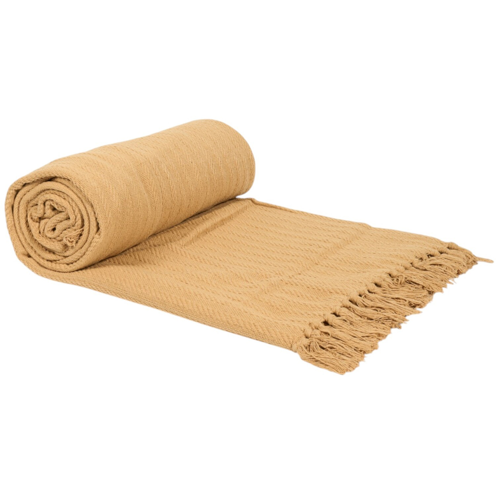 Amberley Throw Caramel Image 4
