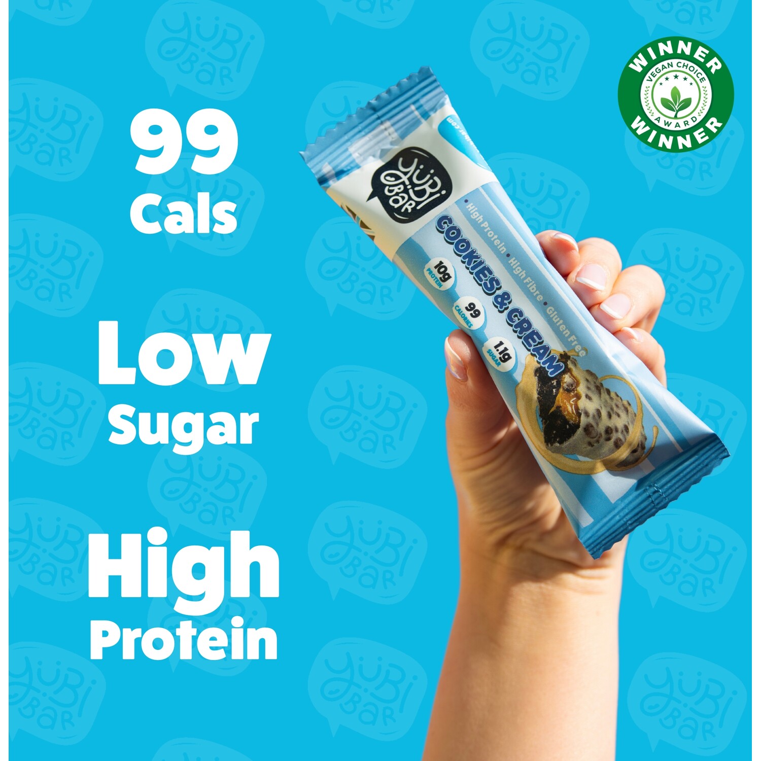 YuBi Bar Protein Snack Bar Cookies and Cream Image 6