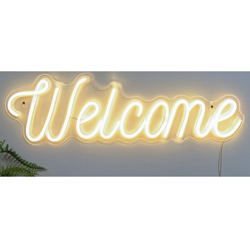 Welcome LED Neon Light Image 4
