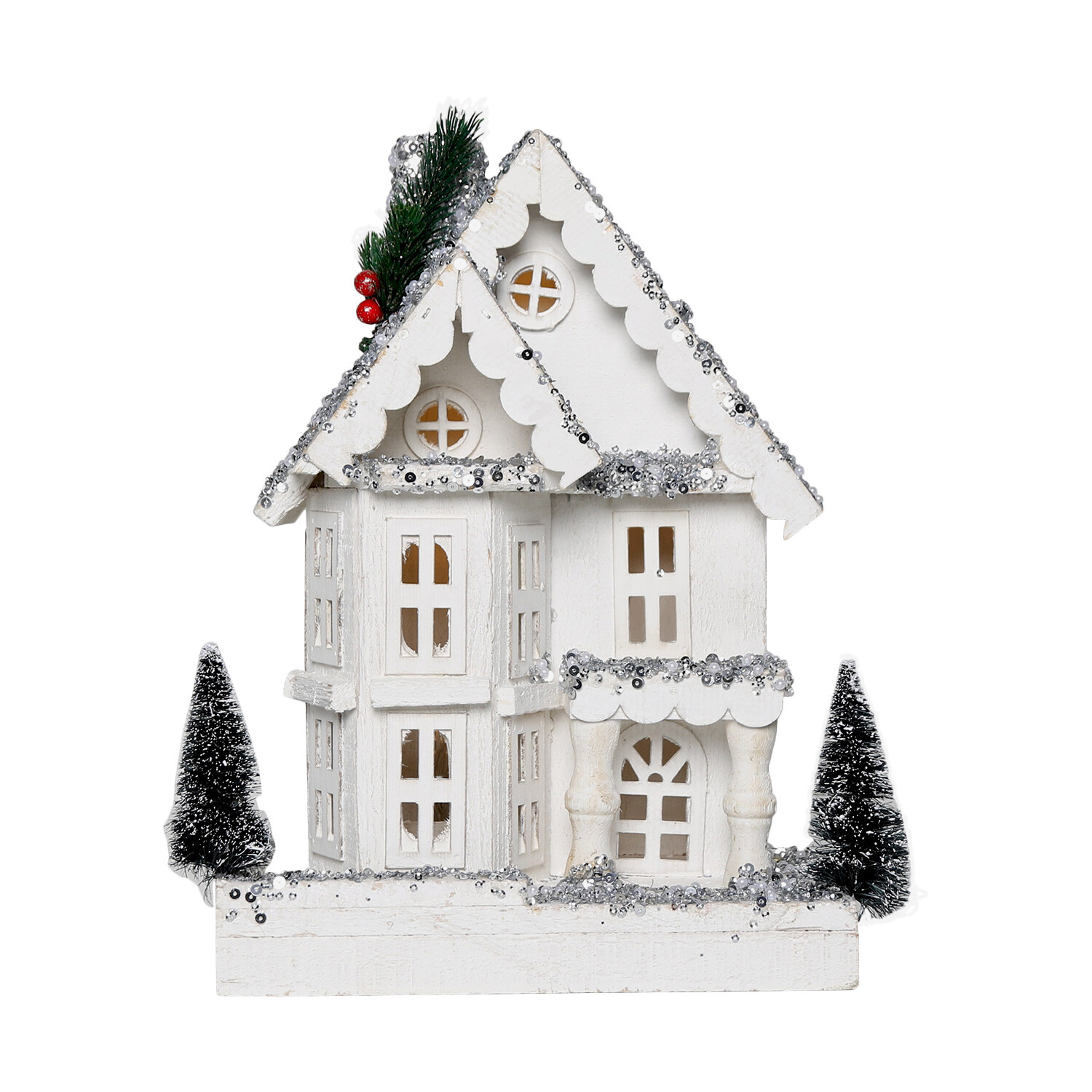 Alpine Lodge LED House Christmas Decoration Image 2