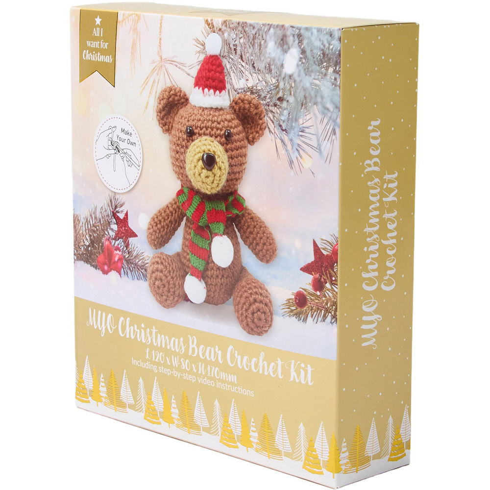 Make Your Own Christmas Bear Crochet Kit Image 4