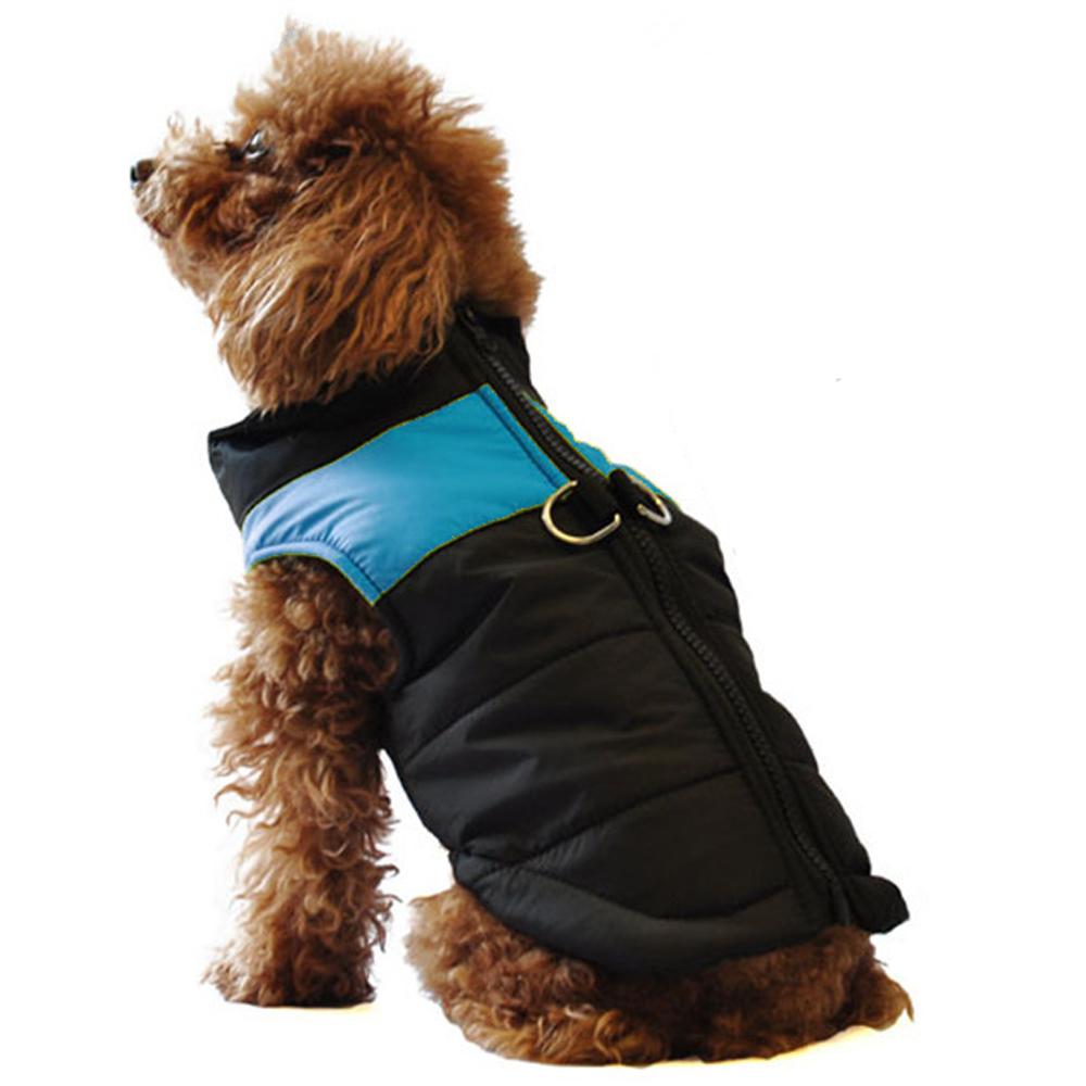 Bunty Small Blue Dog Puffer Jacket Image 3