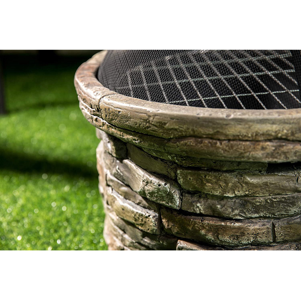Centurion Fireology SAMUI 3 in 1 Beige Garden Fire Pit Image 8