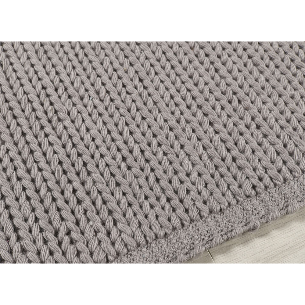 Origins Cable Warm Grey Rug 120 x 170cm Image 3