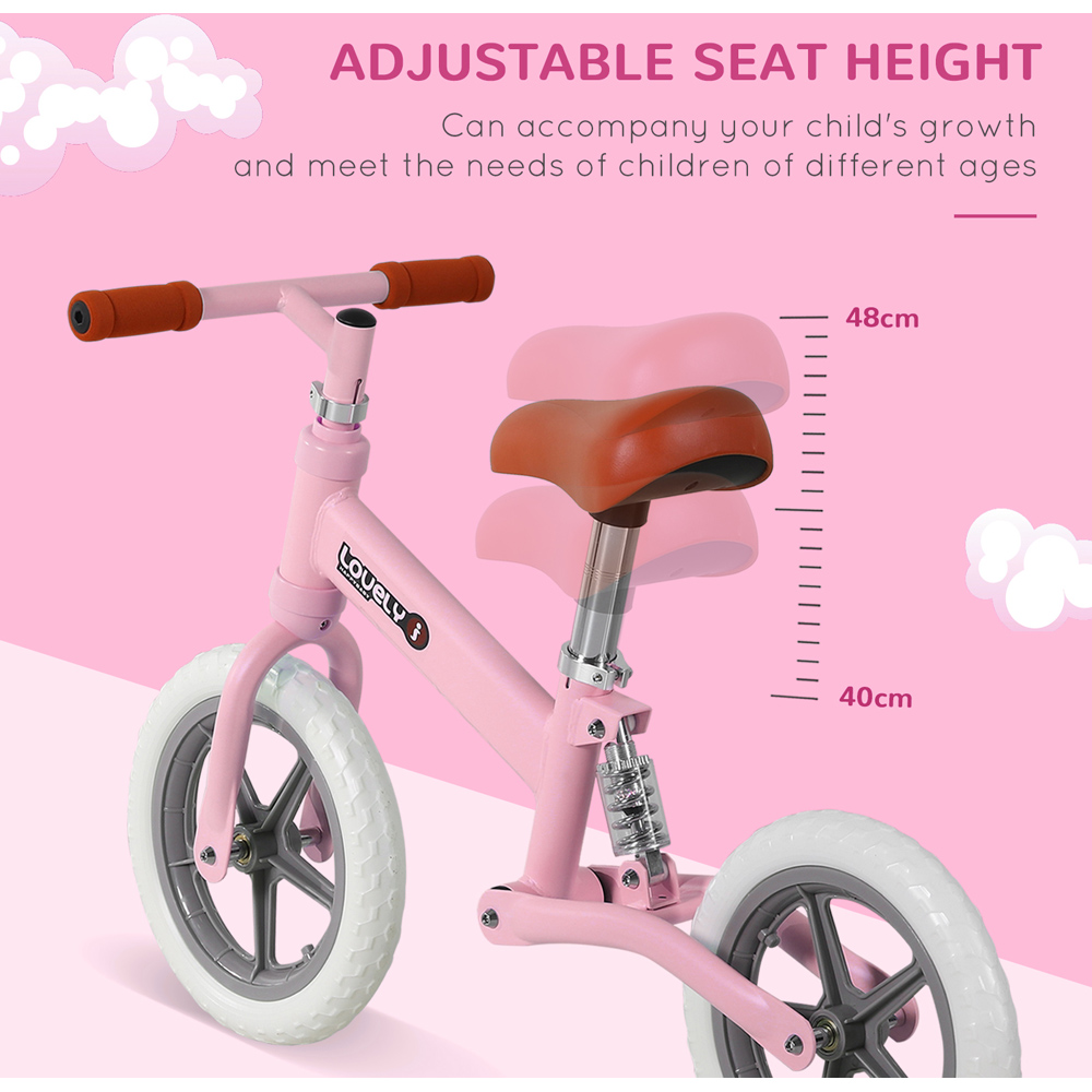 Tommy Toys Pink Toddler Balance No Pedal Bike Image 5