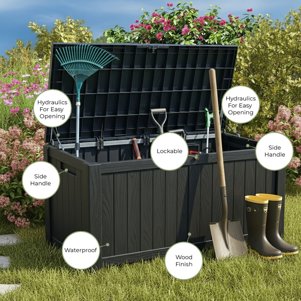 Centurion Supports Tungsten 450L Extra Large Lockable Storage Box Image 4