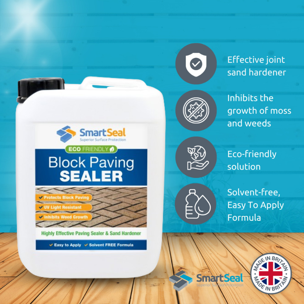 SmartSeal Eco Friendly Block Paving Sealer 5L 2 Pack Image 5
