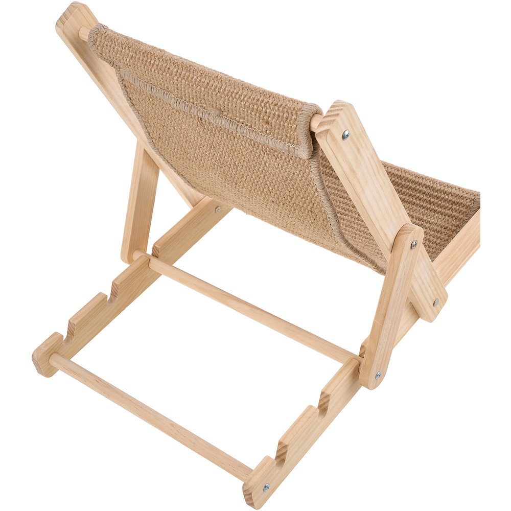 H&O Direct Sisal Adjustable Cat Scratching Lounger Image 3