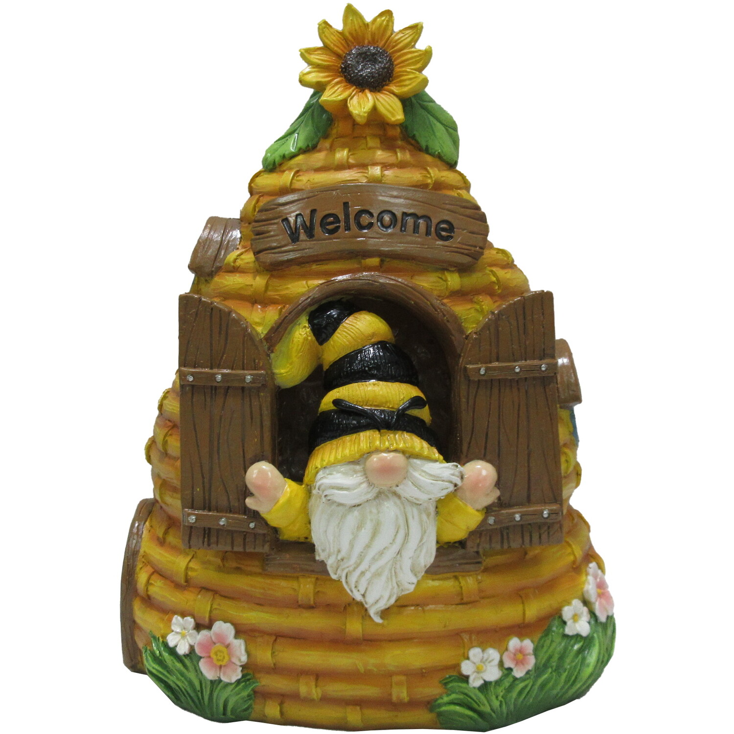 Gonk Welcome Bee Hive Yellow Ornament Image